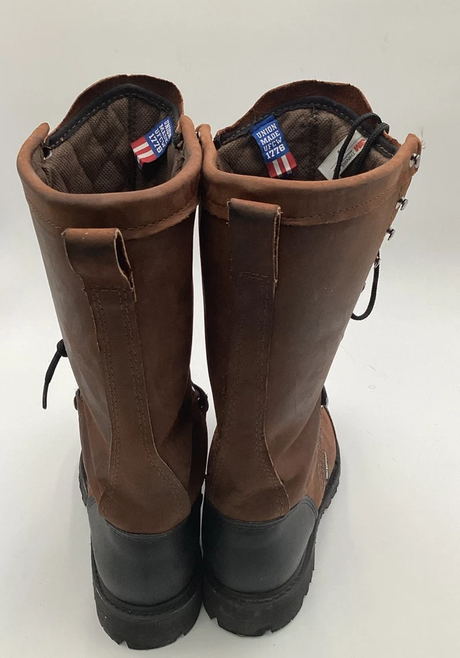 Bota Matterhorn Para Hombre 16" Cuero WP Aislado Acero Puntera de Seguridad Marrón Talla 7 M Foto 3 de 4