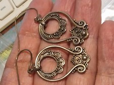 silver ba suarti earrings