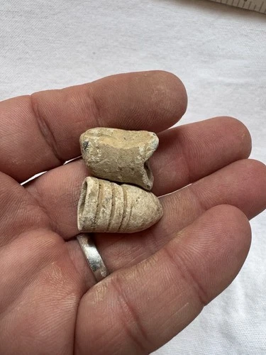 Authentic Civil War Era Bullets Mini Minnie Ball Set of 2