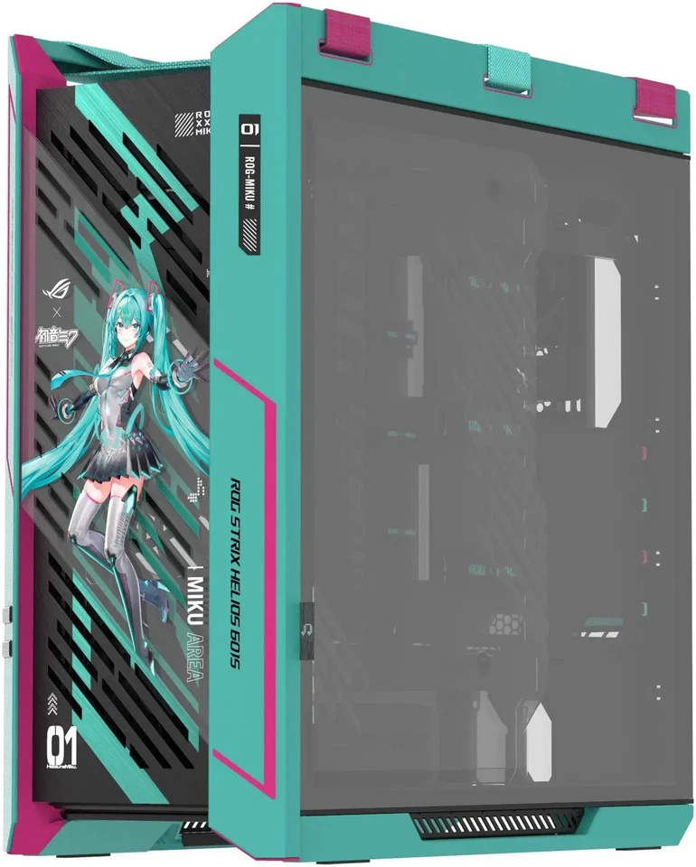 ASUS ROG Strix Helios II Hatsune Miku Edition Gaming PC Case - Image 2 of 4