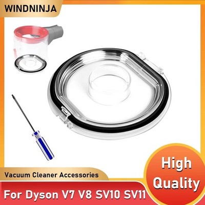For Dyson V7 V8 Vacuum Cleaner Dust Bin Lid Cap Replacement Sealing Ring Cap