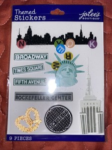 Jolee's Stickers  - Themed  Stickers - New York  - New Package