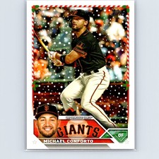 2023 Topps Holiday Michael Conforto #H16 San Francisco Giants