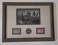 The Bloody Angle Picture Frame With Stamps 10.5 x 13.5
