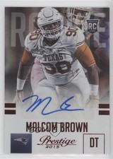 2015 Panini Prestige Rookie Extra Points Red Signatures Malcom Brown Auto 0dk