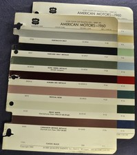 1960 Rambler Paint Chip Colors Sheets Rebel Ambassador American Nice Original 60 1960 Rambler Paint Chip Colors Sheets Rebel Ambassador American Nice Original 60