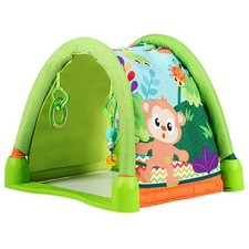 4-in-1 Activity Gym Play Mat Baby Activity Center w 3 Hanging Educational Pets