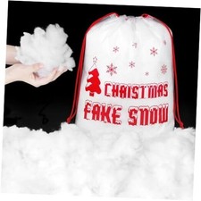 Christmas Fake Snow Decor Artificial Snow Decorations Fluffy Soft Cotton 500g