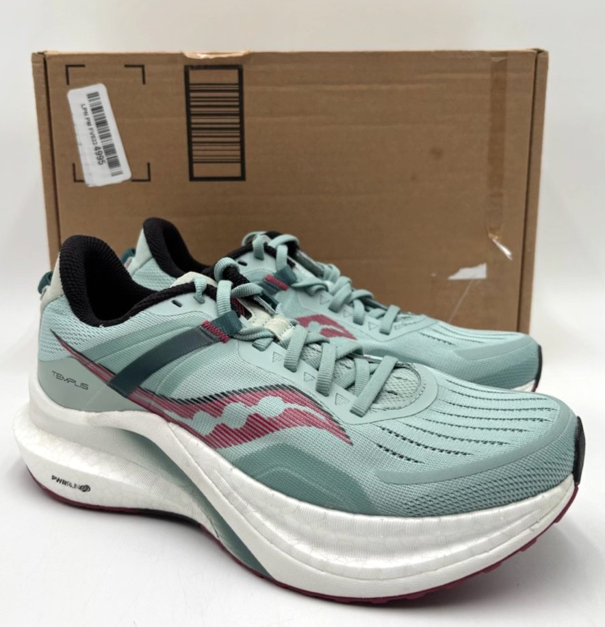 Saucony TEMPUS MINERAL/ROSE Women's NEW Running Shoes Blue US Size 7.5
