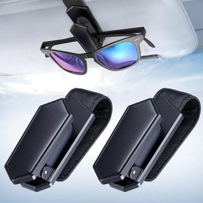 Sunglass Holder for Car One-Handed-Operation, Gentle & Secure Hold, Silicone ...