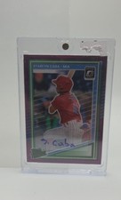 2025 Panini Donruss - Optic Rated Prospects Starlyn Caba #197 Purple Prizm