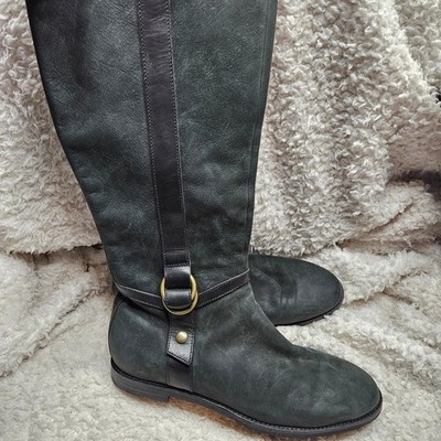 Cole Haan Air Liberty Tall Black Riding Boots sz 9.5AA