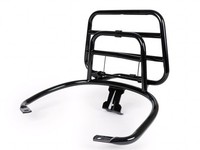 GepäCkträGer Klappbar Moto Nostra Hinten Schwarz GläNzend FüR Vespa GT / GTL