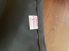 Aresco Aprons Black Unisex Apron for Kitchen, Chef, Large size long 37  