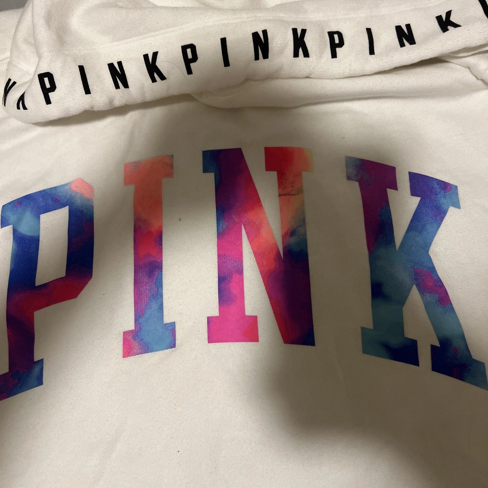 UNDERCOVER Felpa con cappuccio donna rosa Victorias Secret taglia XS