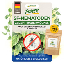 POWER SF-Nematoden gegen Trauerm&uuml;cken, 2 Mio.(20 Pflanzen/4m&sup2;),Bio GREEN GUARDIA