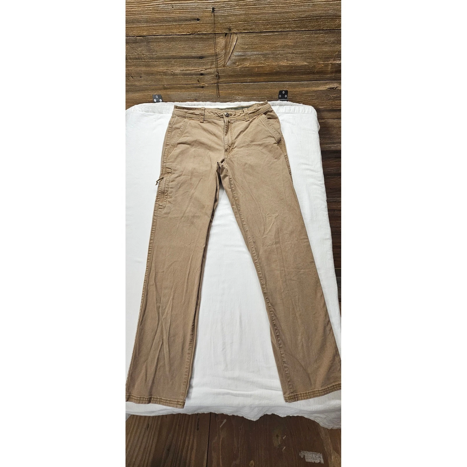 *See Measurements*Legendary Outfitters Mens Tan Canvas Utility Cargo Pants