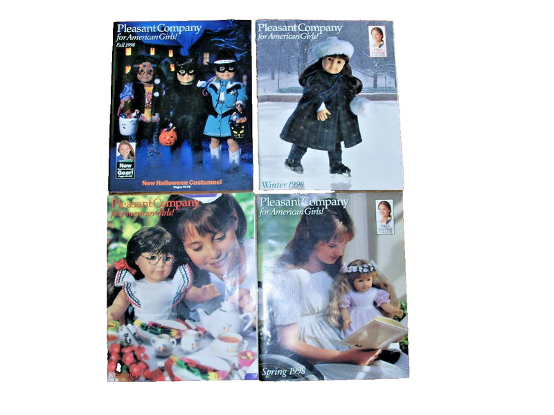 Lot of 4 Vintage Pleasant Company American Girl Catalogs from 1998
