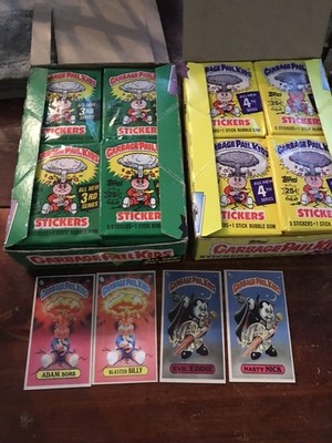 (2)Sealed Pack 1986 Topps Garbage Pail Kids Original 3rd Series 3 &4 Plus Gifts