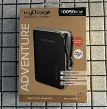 myCharge Adventure H2O Turbo 10050 mAh Portable Charger in box briefly used