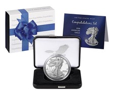 2026 P Congratulations Set American Eagle 1oz Silver Proof Coin In Hand US Mint