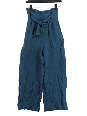 Sheike Damen Hose UK 6 Blau 100% Polyester Straight Sweatpants
