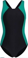 Sz 10 Mycharmo Girls One Piece Swimsuits Athletic Racerback Bathing...
