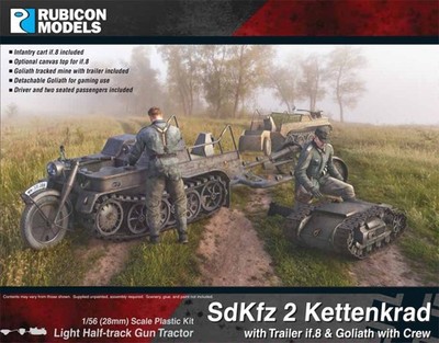 SdKfz 2 Kettenkrad - Rubicon Models 28mm