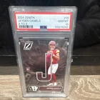 2024 Panini Zenith Jayden Daniels A to Z Rookie #10 PSA 10 Football Card