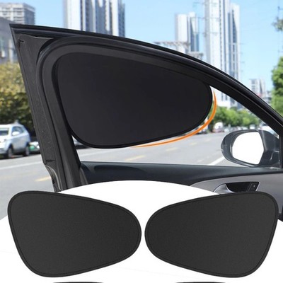 2x For BMW Car SUV Side Window Sun Shade Static Cling UV Blocker Visor Extender