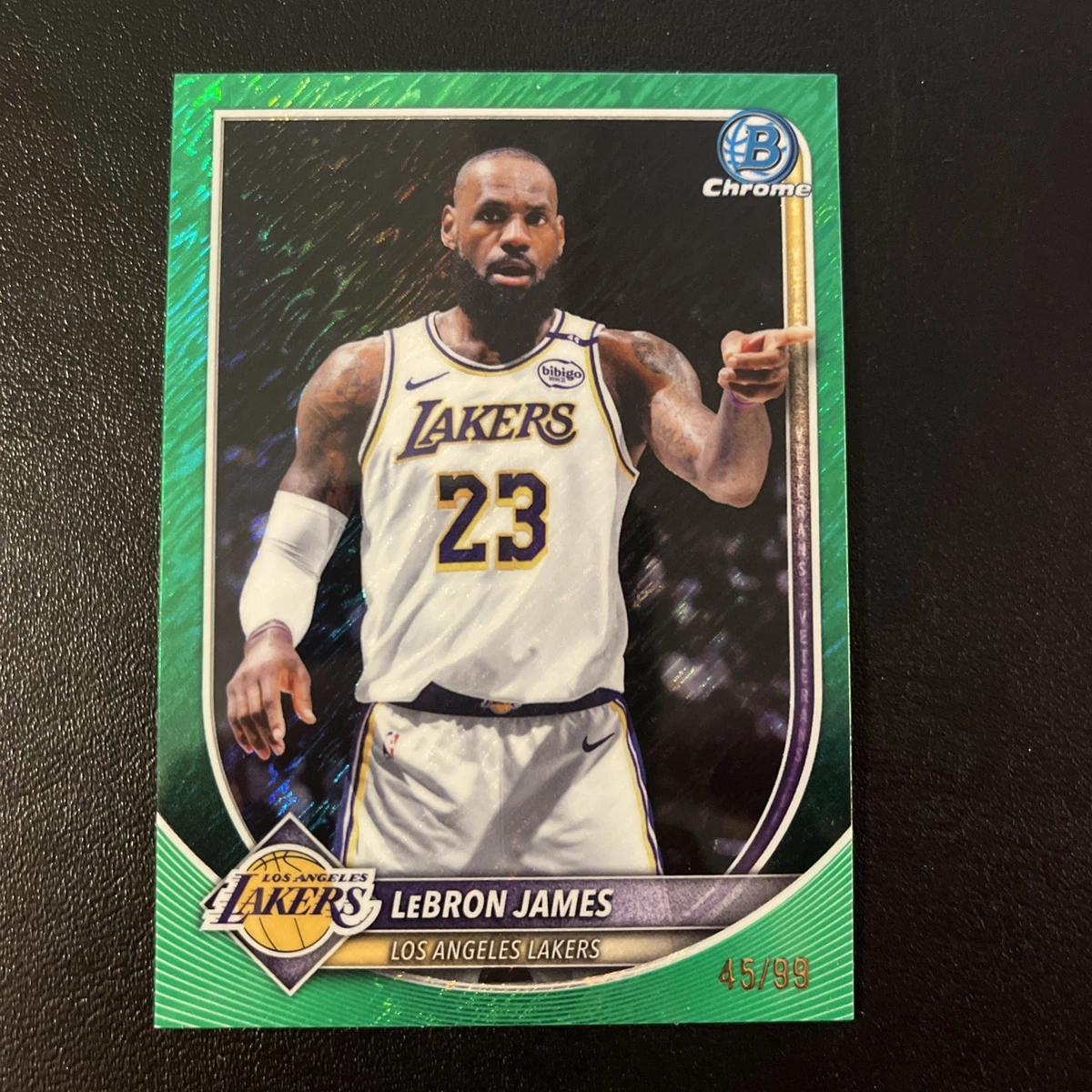 Bowman LeBron James Basketball Sports Trading Cards & Accessories