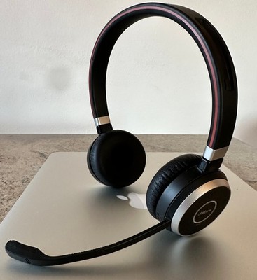 Jabra Evolve 65 SE kabellose Bluetooth Kopfhörer, Stereo, ANC,
