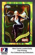 2025 Topps Chrome Marvel #37 Mockingbird Yellow Lava Refractor SHIELD