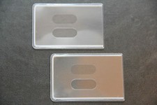 2 x DOPPELBOX  EC-Karten Halter; Ausweis Hül...