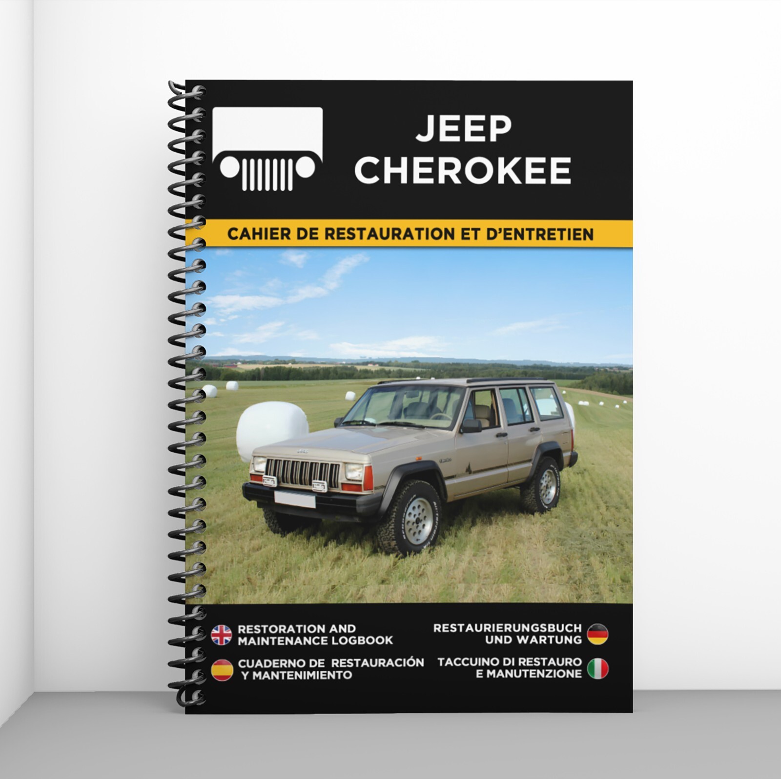 Cahier de restauration Jeep Cherokee pour résoudre les pannes et organiser la maintenance