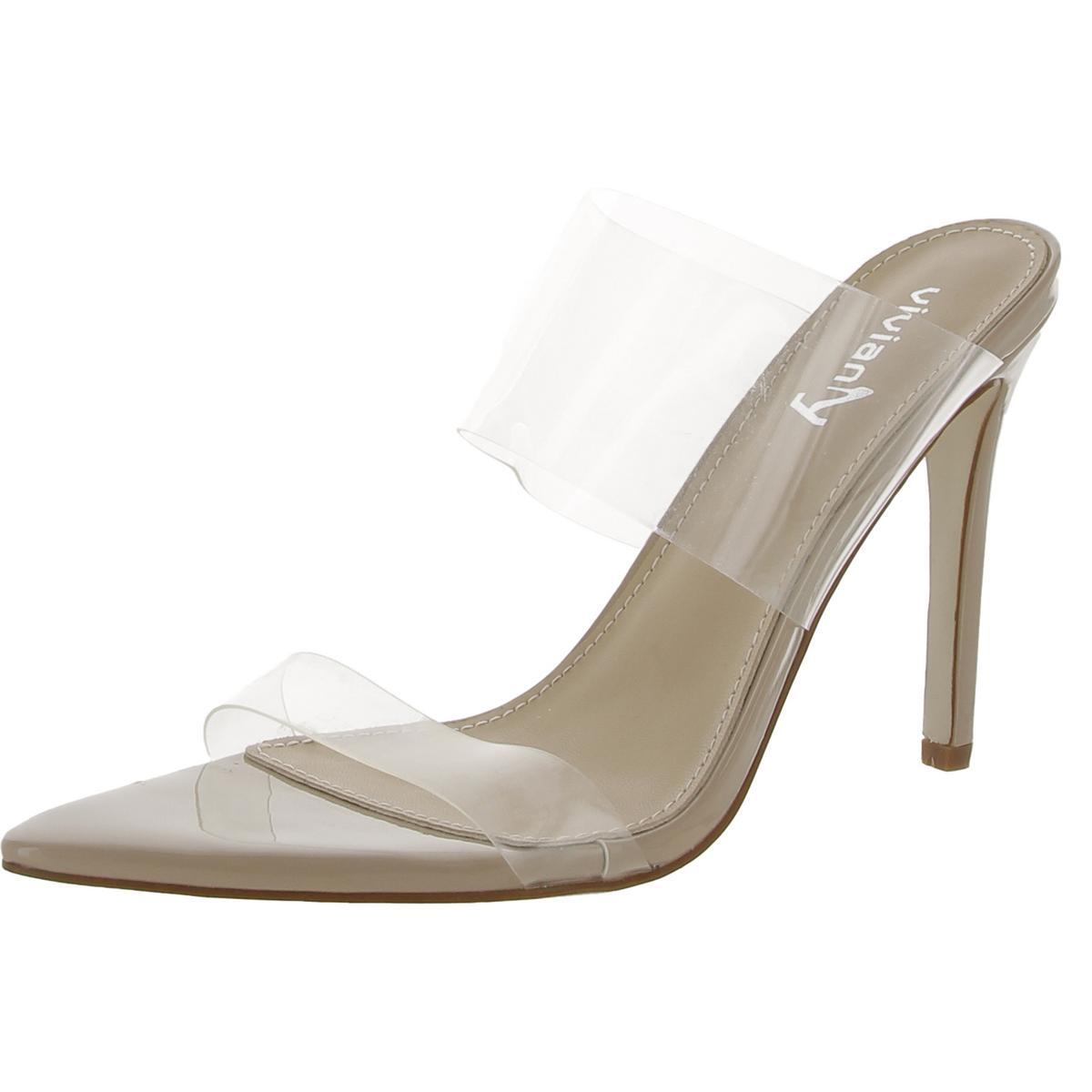 Женские бежевые лакированные туфли-лодочки Vivianly без шнуровки на каблуке 10 см B M BHFO 3408 4890₽