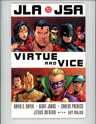 JLA JSA and Vice #1 2002 DC Comics VF- 1st Print TPB 96 Pages Comic Book