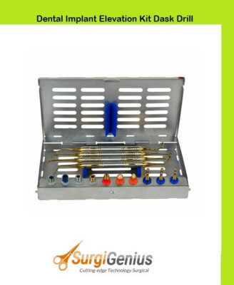 Elevation Kit Dask Drill, Dental Implant, Stoppers Sinus Lift Instruments Kit A+