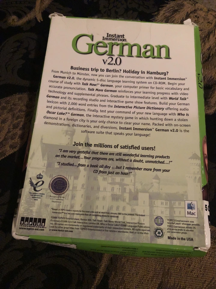 Instant Immersion German Deluxe v2.0 - Image 2 of 2