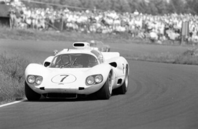 Jo Bonnier Phil Hill Chaparral 2D Chevrolet 1966 Motor Racing Old Photo 7