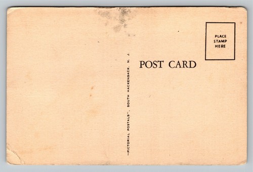 RPPC US Post Office at Main St and Cedar St Ridgefield New Jersey Echtfoto - Bild 3 von 3