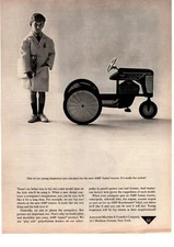 1963 AMF Super Trac Junior Tractor American Machine & Foundry New York Print Ad