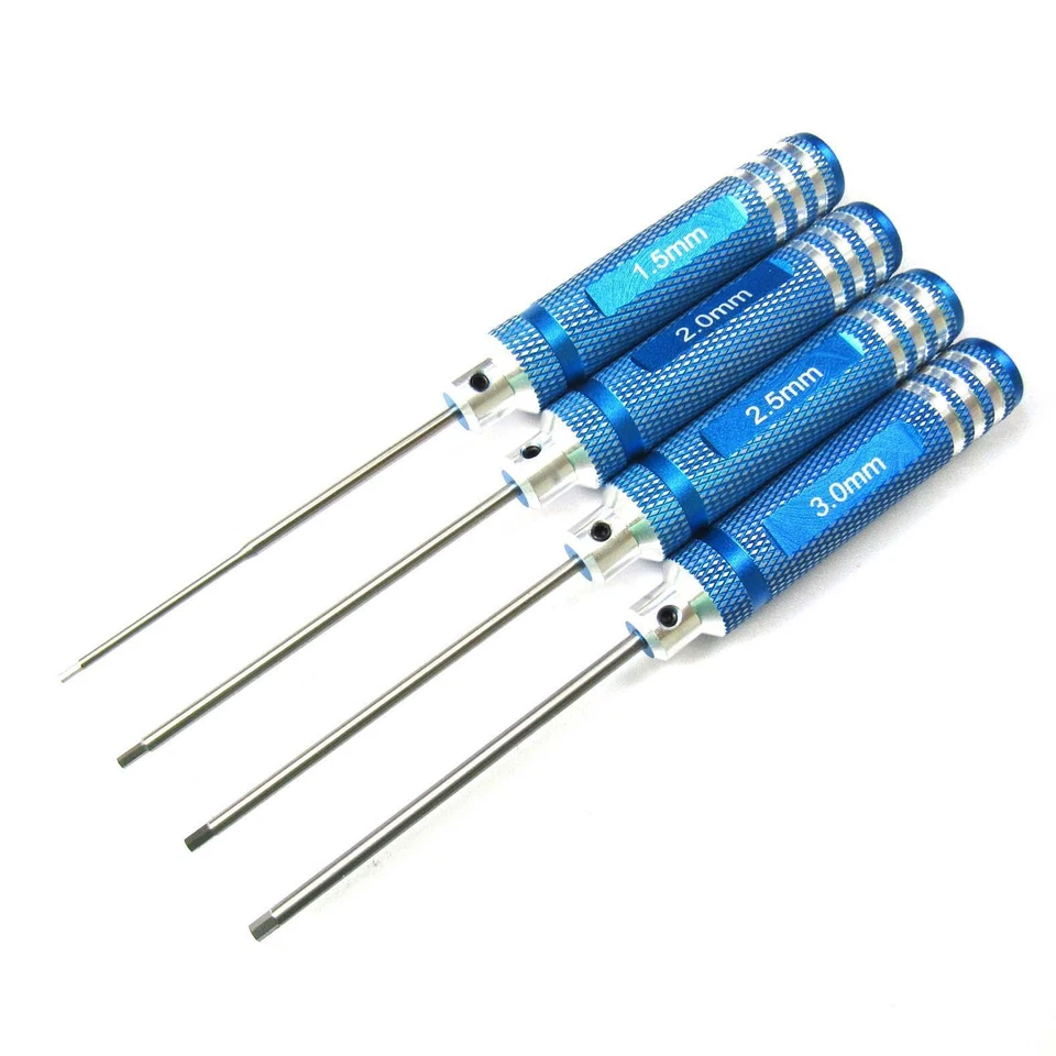 HSP 80107 工具套件钢六角钥匙六边形螺丝刀 1.5 毫米 2.0 毫米 2.5 毫米 3.0 毫米 — 第 2/4 张图片