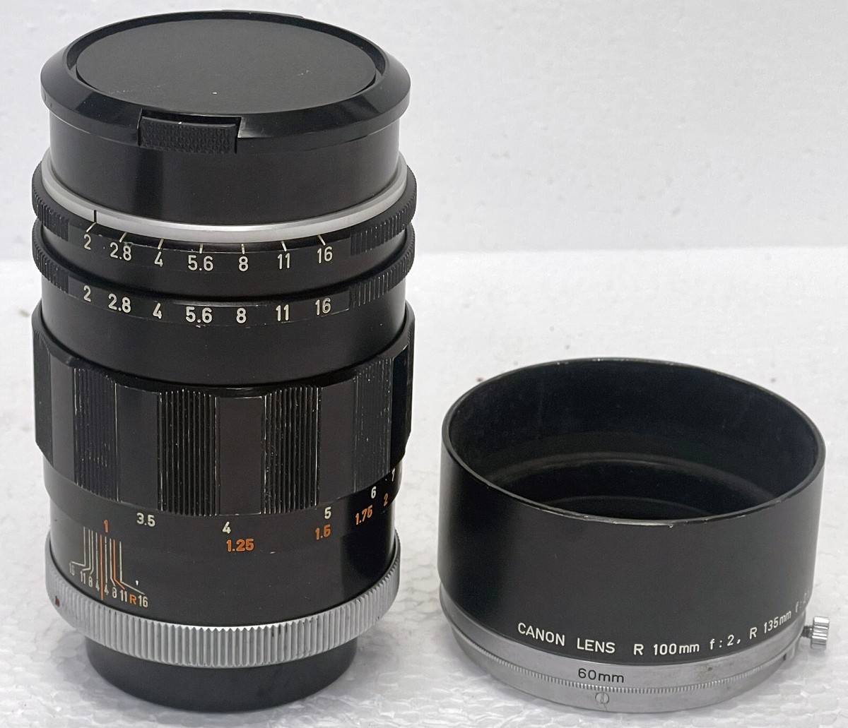 Canon Super-Canomatic Lens R 100㎜ f:2 Canon Super-Canomatic Lens R 100mm f/2 W/Hood | eBay
