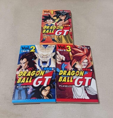 Dragon Ball GT Full Color 1-3 Complete Manga Set Japanese