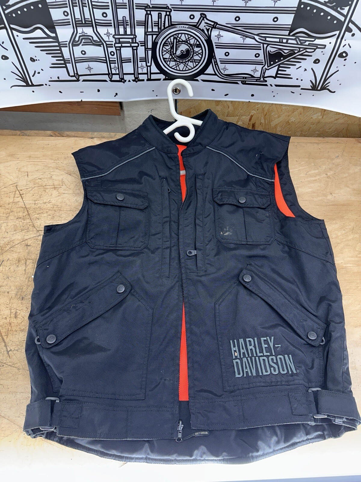 Harley Davidson Custer Functional Reversible Warm… - image 2