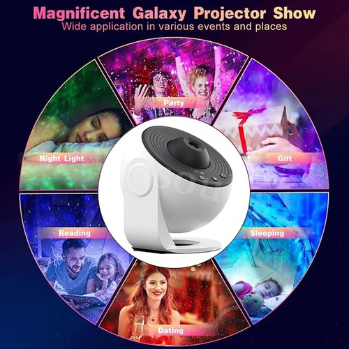 13in1 LED Galaxy Projector Starry Night Light Star Sky Nebula Projection Lamp - Picture 15 of 18