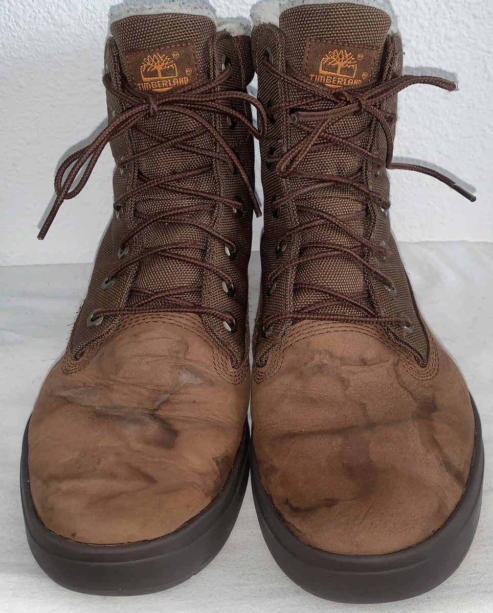 Timberland Mens Size 10 Davis Square Roll Top Mid Brown Chukka Boots #A2K9R Timberland Mens Size 10.5 David Square Roll Top Mid Brown  main image 2