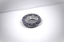 Mercedes Front Hood Black Emblem GLC GLE GLS GLB G Class Star Badge OEM  n13