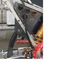 KTM 250 EXC 1990-92 airbox + xtra NOS OEM rubber boot, new TA, 2 carbs